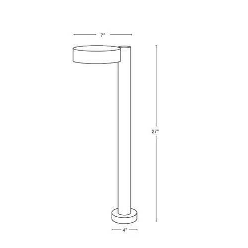 SPJ Lighting SPJ-PTL-72 3W LED Path Light Deck Mount Included