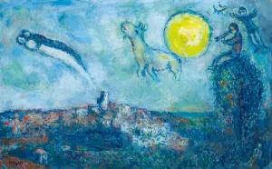 Sun in the sky of Saint-Paul - Framed Prints