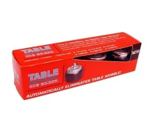 Tablecraft B1649A Table Shox Self-Adjusting Plastic Table Glides | Denson CFE