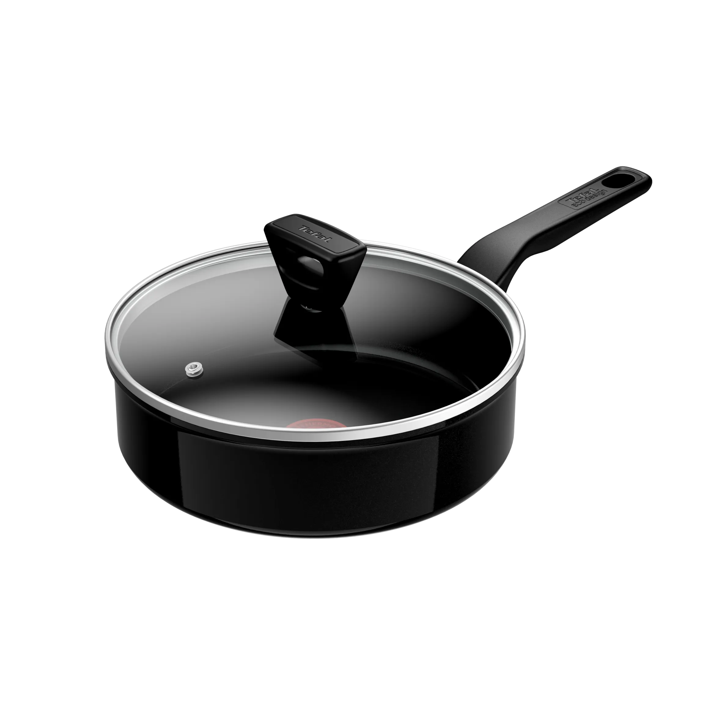 Tefal Renew Black Triple Pack 24/28cm Frypan & 24cm Sautepan - Ceramic Non-Stick Coating
