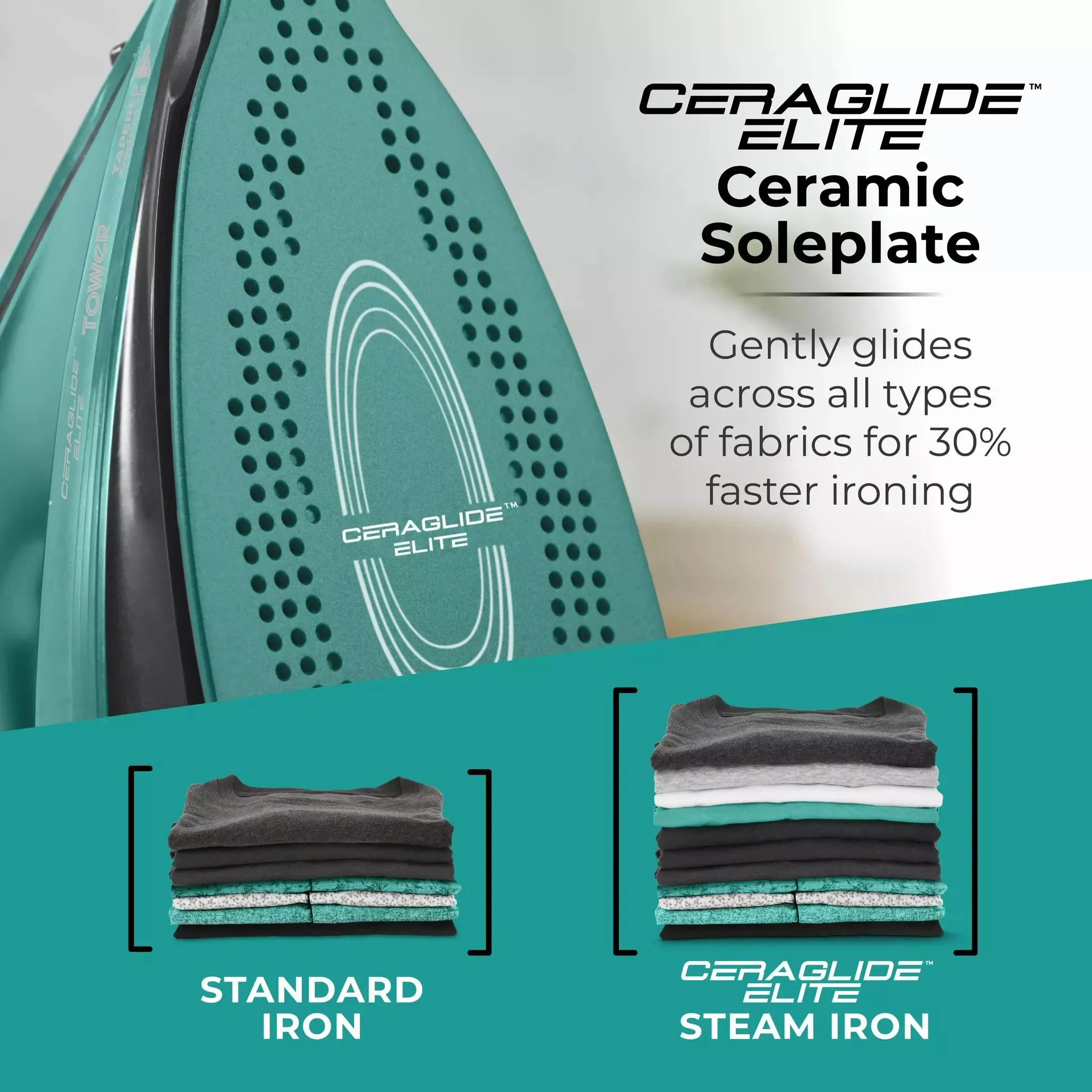 Tower Ceraglide Cord Cordless Iron