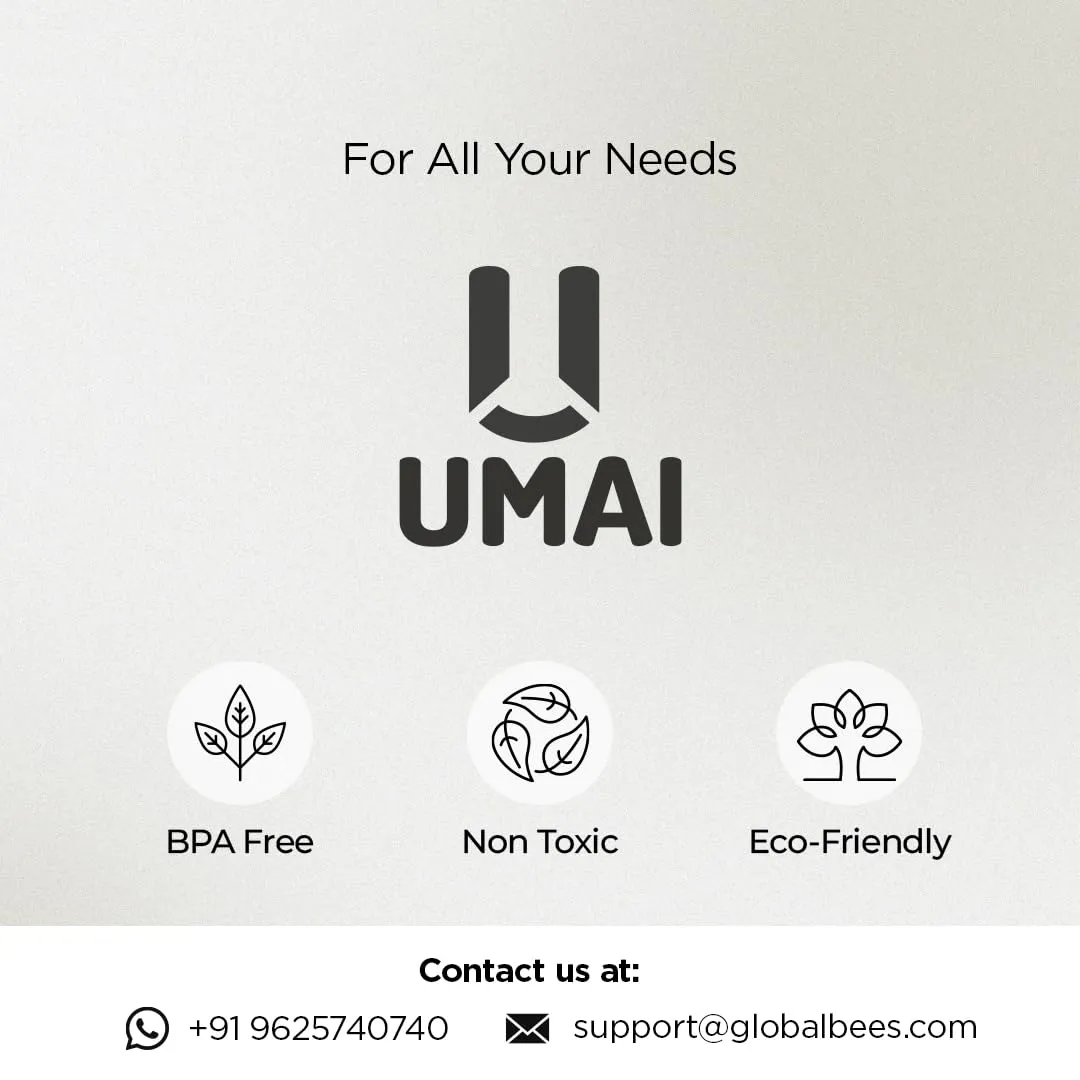 UMAI Portable Cordless Heating Pad for Cramps Relief | 3-Speed Temperature Adjustment and 4-Speed Massage Modes | Heating Pad for Stomach, Back and Belly for Women (White)