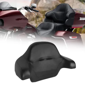 USA ONLY King Chopped Wrap Around Motorcycle Backrest Sissy Bar Pad Fit For Harley Davidson Touring 14-18
