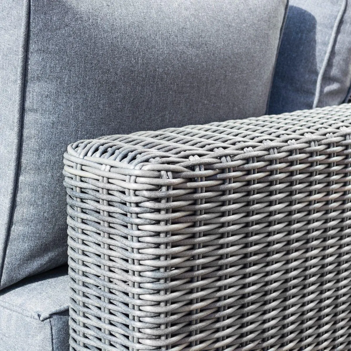 Vienna Lounger Set - Grey Weave