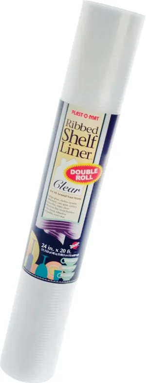 Warp's PM120-C Shelf Liner, 20 ft L, 12 in W, 4 mil Thick, Plastic, Clear :EA: QUANTITY: 1