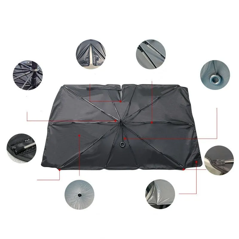 Windshield Sun Shade Umbrella for Tesla Model 3/Y/X/S